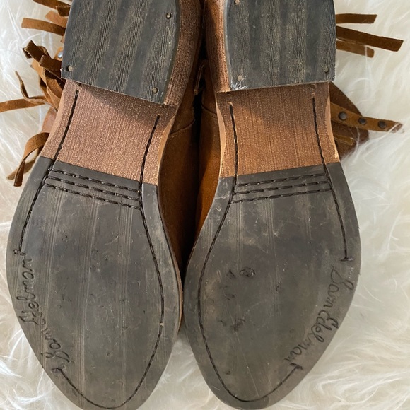 NWOT Sam Edelman Sidney Fringe Cowboy bootie sz 6 - Picture 8 of 11